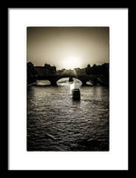 Load image into Gallery viewer, River Views on the Seine - Framed Print
