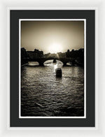 Load image into Gallery viewer, River Views on the Seine - Framed Print
