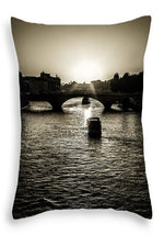 Load image into Gallery viewer, River Views on the Seine - Throw Pillow
