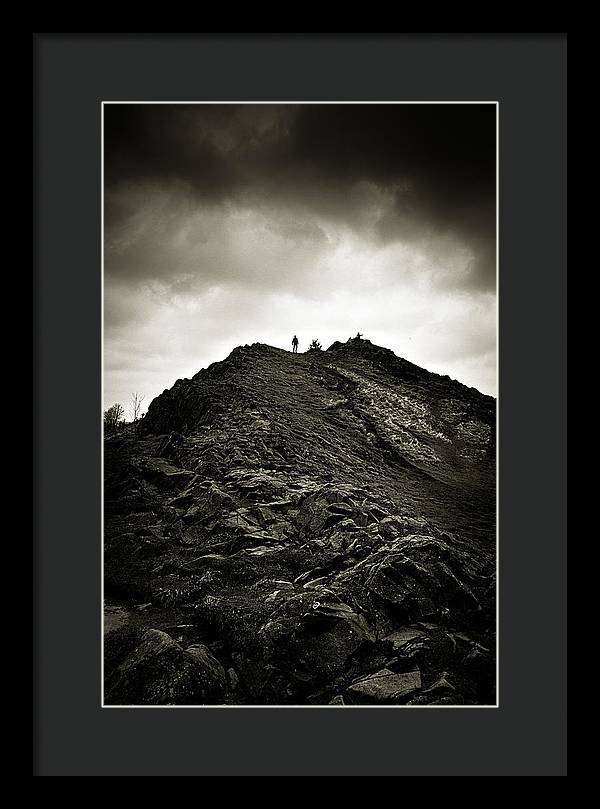 Rocky Pathway to Scotland - Framed Print