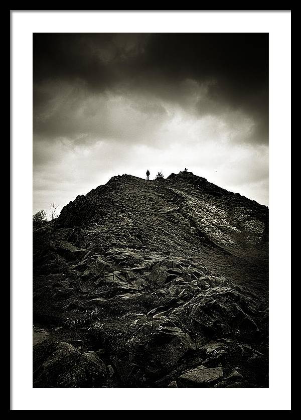 Rocky Pathway to Scotland - Framed Print