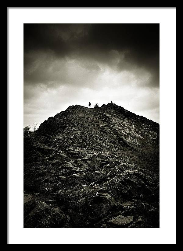 Rocky Pathway to Scotland - Framed Print