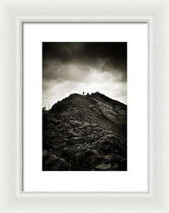 Rocky Pathway to Scotland - Framed Print