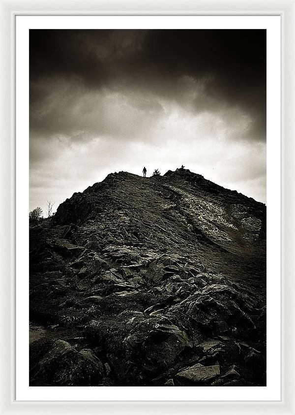 Rocky Pathway to Scotland - Framed Print