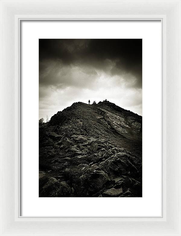 Rocky Pathway to Scotland - Framed Print