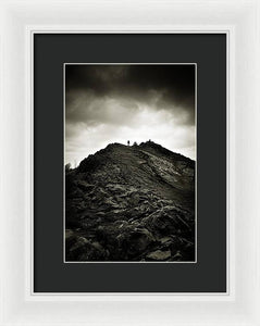 Rocky Pathway to Scotland - Framed Print