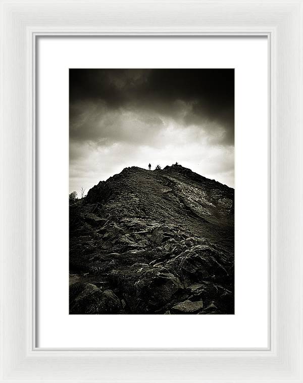 Rocky Pathway to Scotland - Framed Print