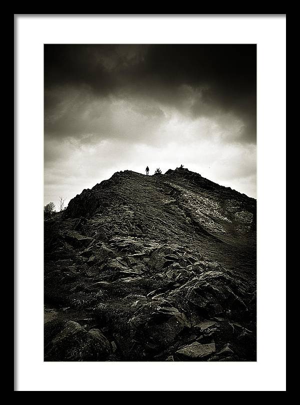 Rocky Pathway to Scotland - Framed Print