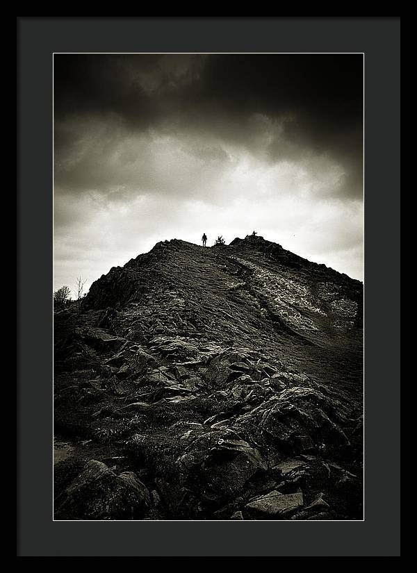 Rocky Pathway to Scotland - Framed Print