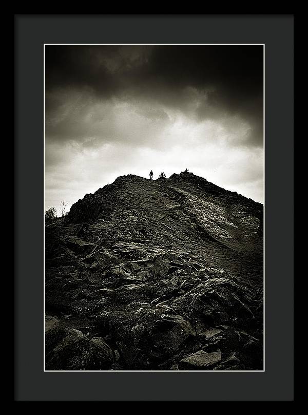 Rocky Pathway to Scotland - Framed Print