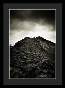 Rocky Pathway to Scotland - Framed Print