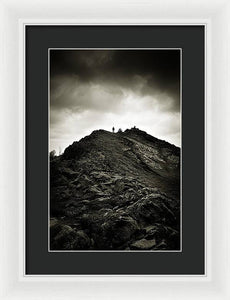 Rocky Pathway to Scotland - Framed Print