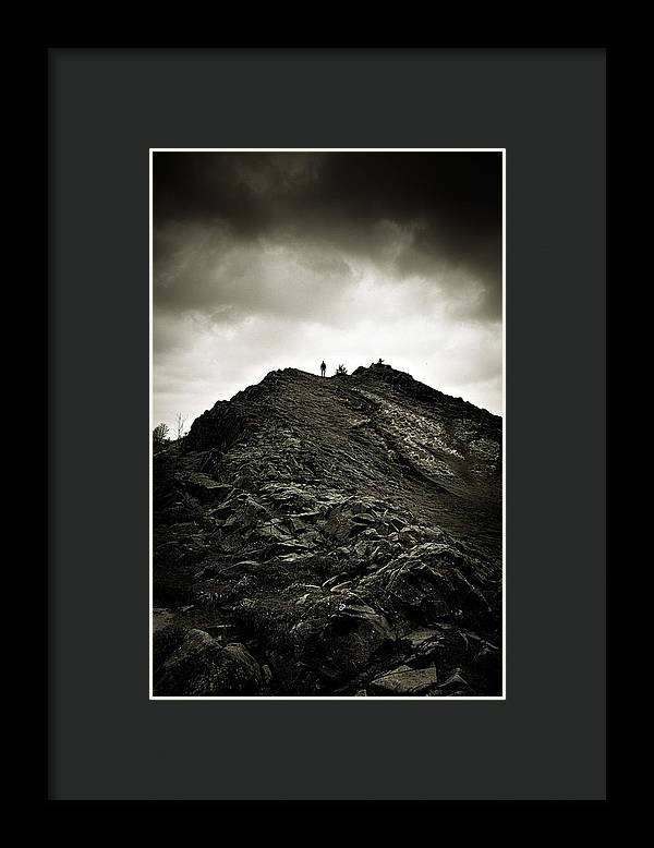 Rocky Pathway to Scotland - Framed Print