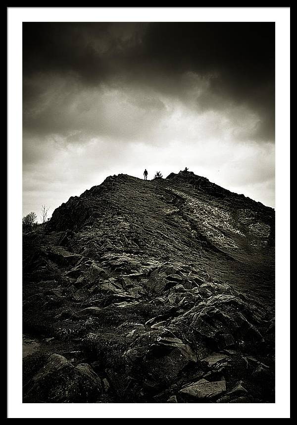 Rocky Pathway to Scotland - Framed Print