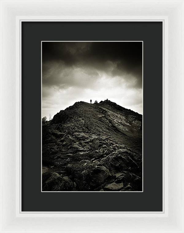 Rocky Pathway to Scotland - Framed Print