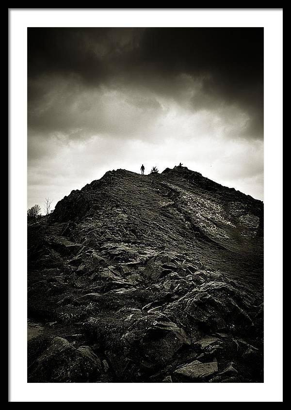 Rocky Pathway to Scotland - Framed Print