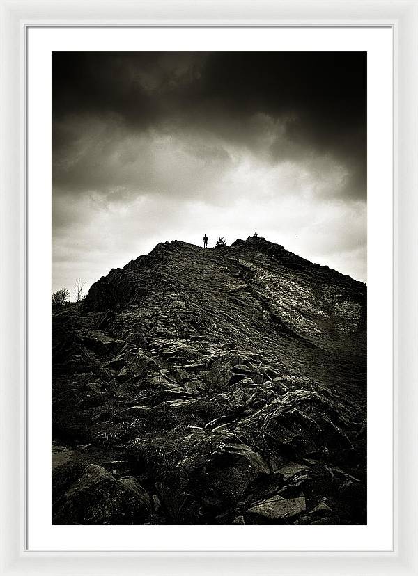 Rocky Pathway to Scotland - Framed Print