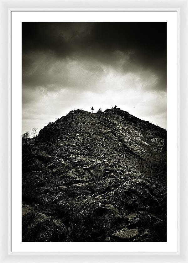 Rocky Pathway to Scotland - Framed Print