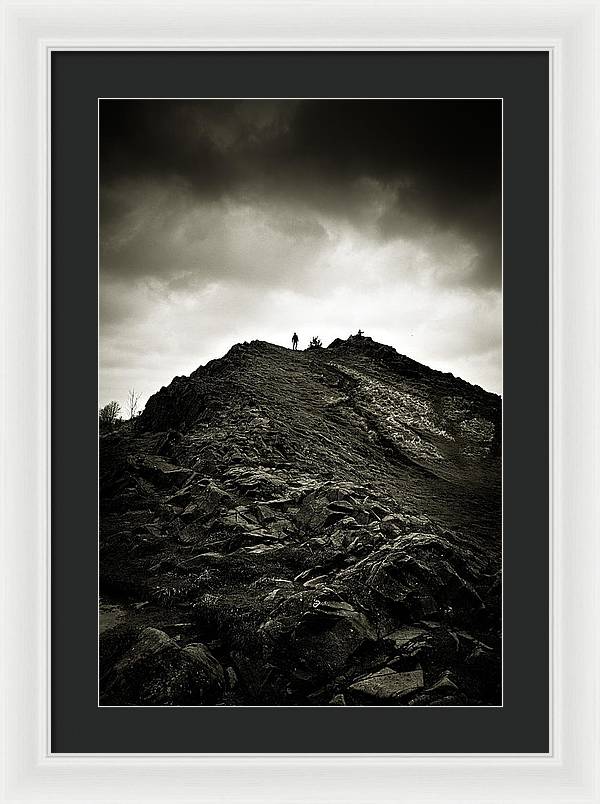 Rocky Pathway to Scotland - Framed Print