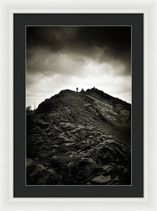 Rocky Pathway to Scotland - Framed Print