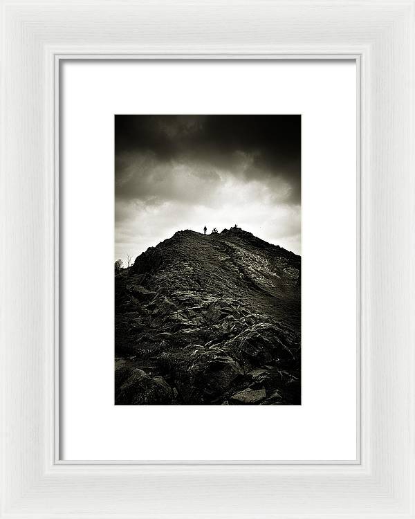 Rocky Pathway to Scotland - Framed Print