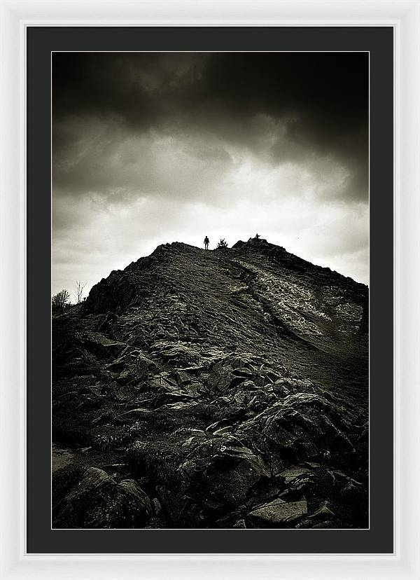 Rocky Pathway to Scotland - Framed Print