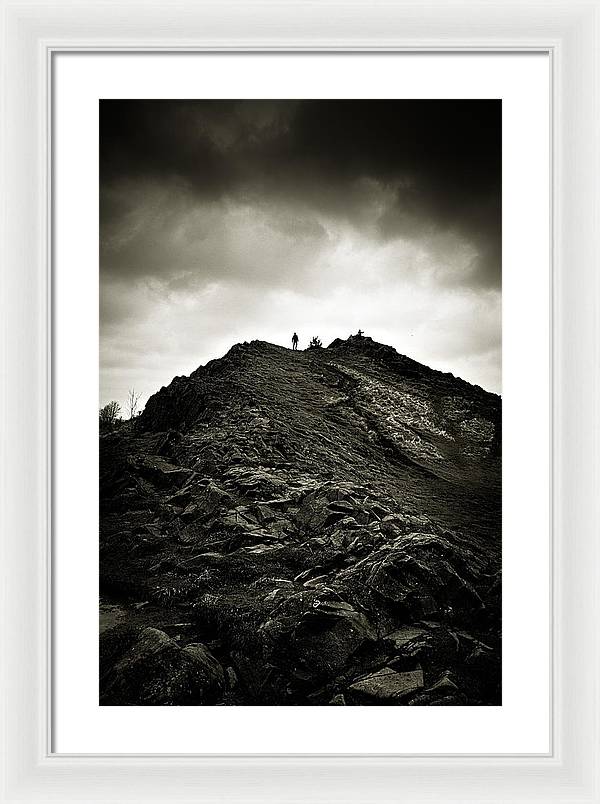 Rocky Pathway to Scotland - Framed Print