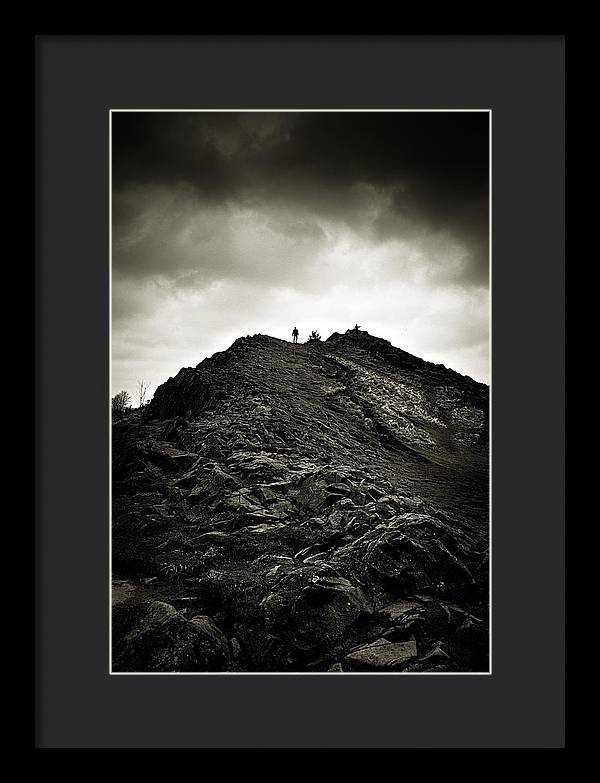 Rocky Pathway to Scotland - Framed Print