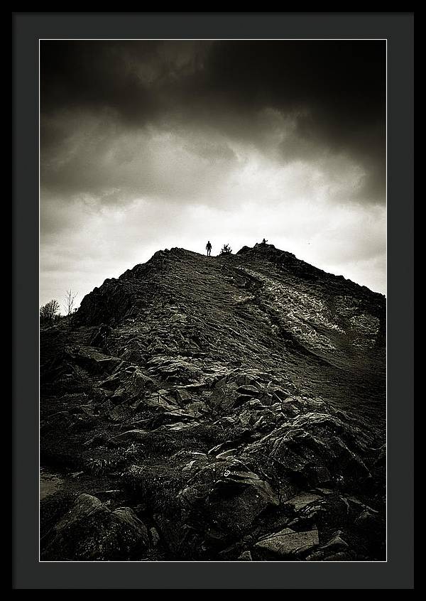 Rocky Pathway to Scotland - Framed Print