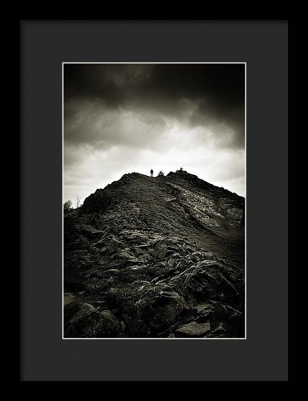 Rocky Pathway to Scotland - Framed Print