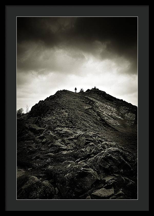 Rocky Pathway to Scotland - Framed Print