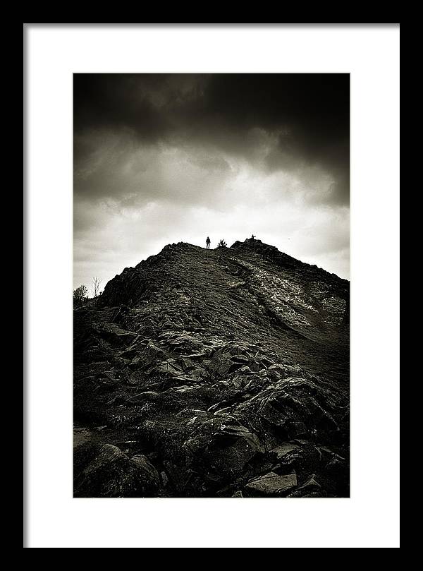 Rocky Pathway to Scotland - Framed Print