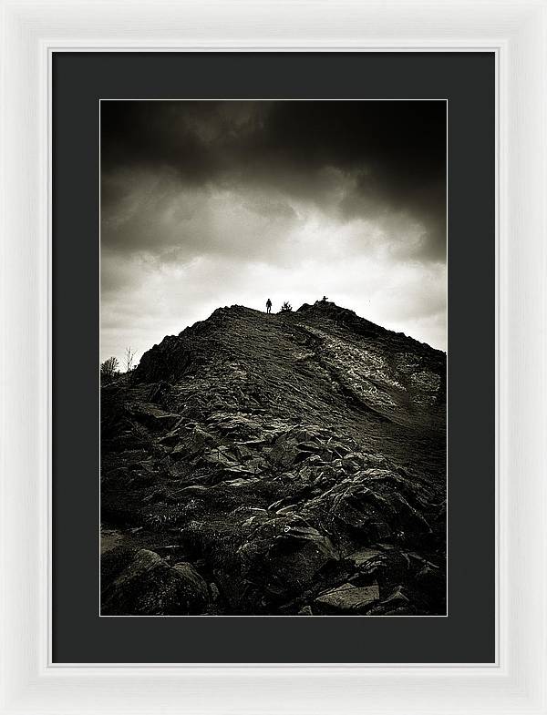 Rocky Pathway to Scotland - Framed Print