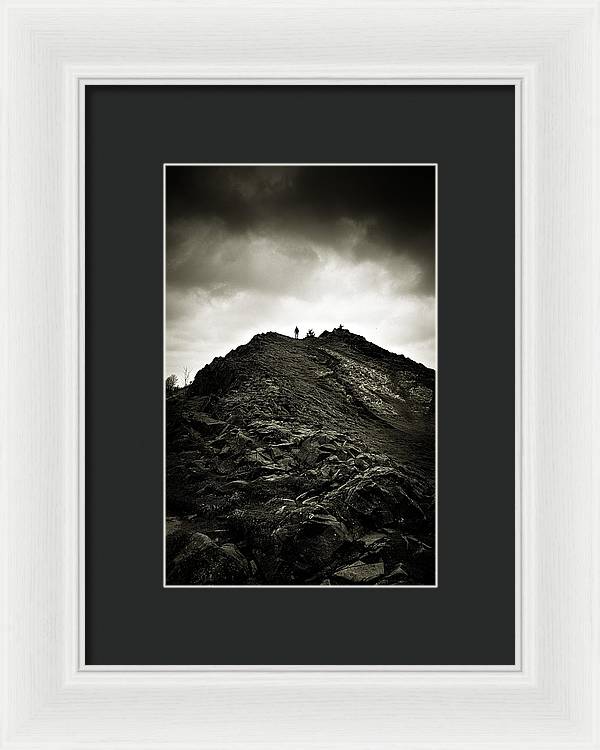 Rocky Pathway to Scotland - Framed Print