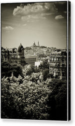 Load image into Gallery viewer, Sacre Coeur Basilica as seen from Temple de la Sibylle. - Canvas Print

