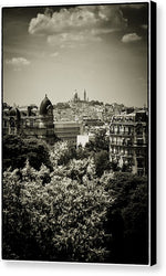 Load image into Gallery viewer, Sacre Coeur Basilica as seen from Temple de la Sibylle. - Canvas Print
