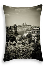 Load image into Gallery viewer, Sacre Coeur Basilica as seen from Temple de la Sibylle. - Throw Pillow
