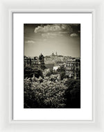 Load image into Gallery viewer, Sacre Coeur Basilica as seen from Temple de la Sibylle. - Framed Print
