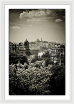 Load image into Gallery viewer, Sacre Coeur Basilica as seen from Temple de la Sibylle. - Framed Print
