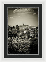 Load image into Gallery viewer, Sacre Coeur Basilica as seen from Temple de la Sibylle. - Framed Print
