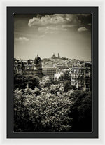 Load image into Gallery viewer, Sacre Coeur Basilica as seen from Temple de la Sibylle. - Framed Print

