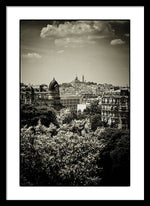 Load image into Gallery viewer, Sacre Coeur Basilica as seen from Temple de la Sibylle. - Framed Print
