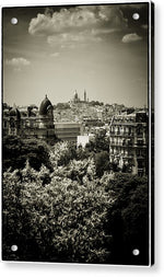 Load image into Gallery viewer, Sacre Coeur Basilica as seen from Temple de la Sibylle. - Acrylic Print
