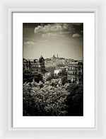 Load image into Gallery viewer, Sacre Coeur Basilica as seen from Temple de la Sibylle. - Framed Print
