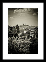 Load image into Gallery viewer, Sacre Coeur Basilica as seen from Temple de la Sibylle. - Framed Print
