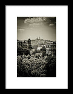 Load image into Gallery viewer, Sacre Coeur Basilica as seen from Temple de la Sibylle. - Framed Print
