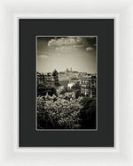 Load image into Gallery viewer, Sacre Coeur Basilica as seen from Temple de la Sibylle. - Framed Print
