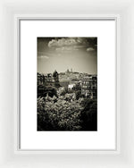 Load image into Gallery viewer, Sacre Coeur Basilica as seen from Temple de la Sibylle. - Framed Print
