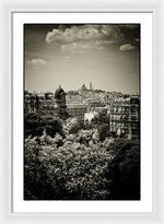 Load image into Gallery viewer, Sacre Coeur Basilica as seen from Temple de la Sibylle. - Framed Print
