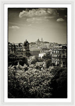 Load image into Gallery viewer, Sacre Coeur Basilica as seen from Temple de la Sibylle. - Framed Print
